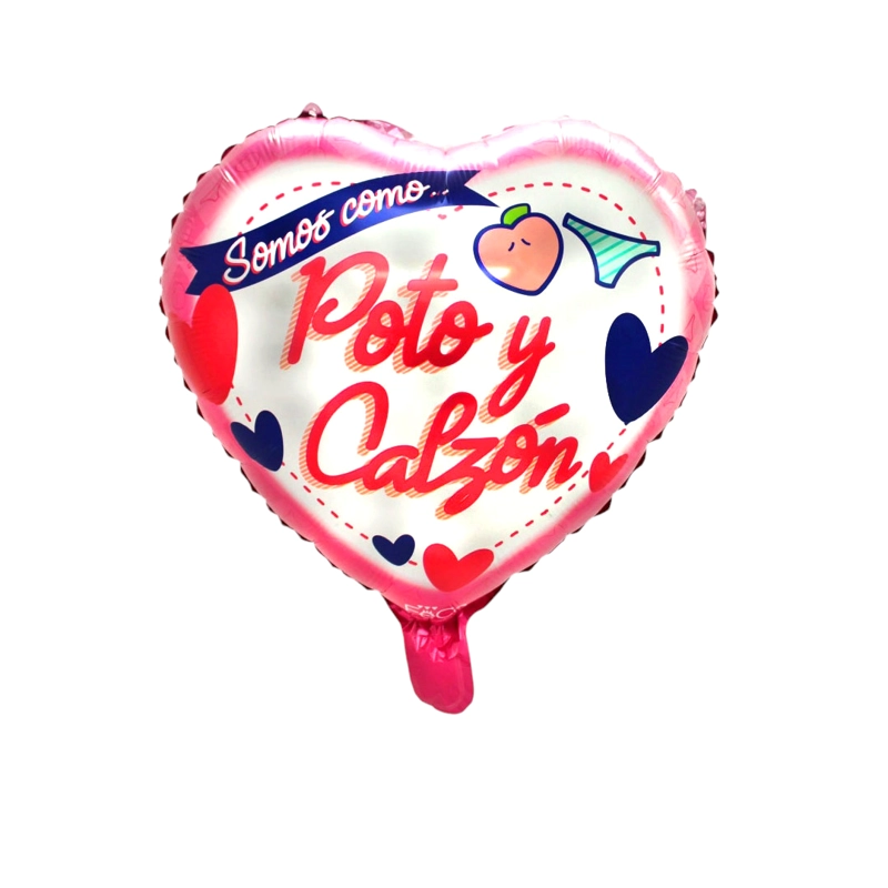 GLOBO METALICO 18 POTO Y CALZON X1 UNI - 1