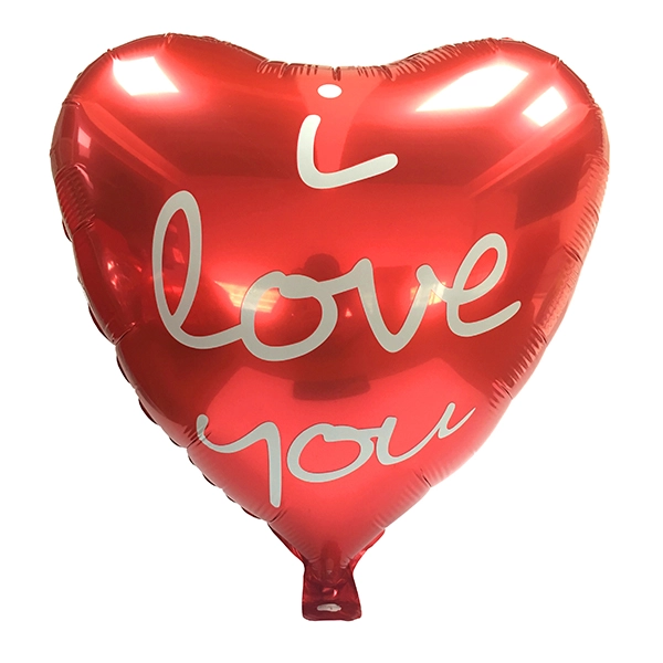 GLOBO METALICO 18' I LOVE YOU X1 UNI - 1