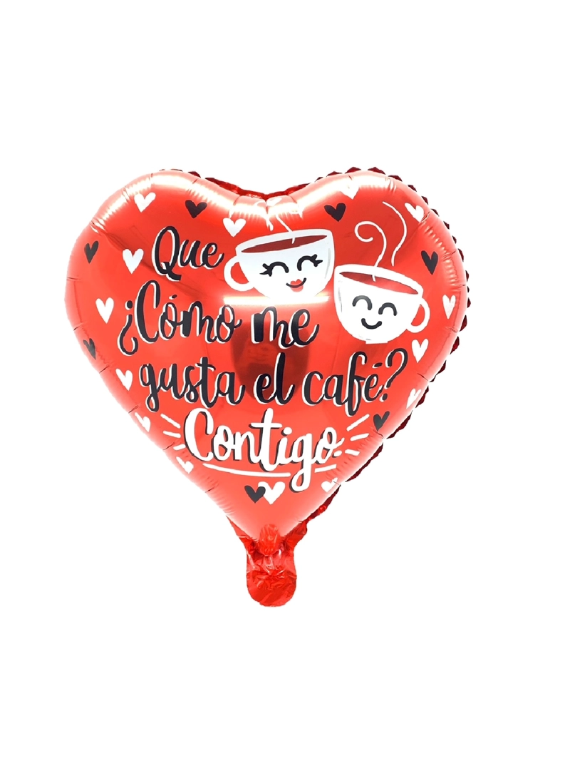 GLOBO METALICO 18' TE AMO CAFE X50 UNI - 1