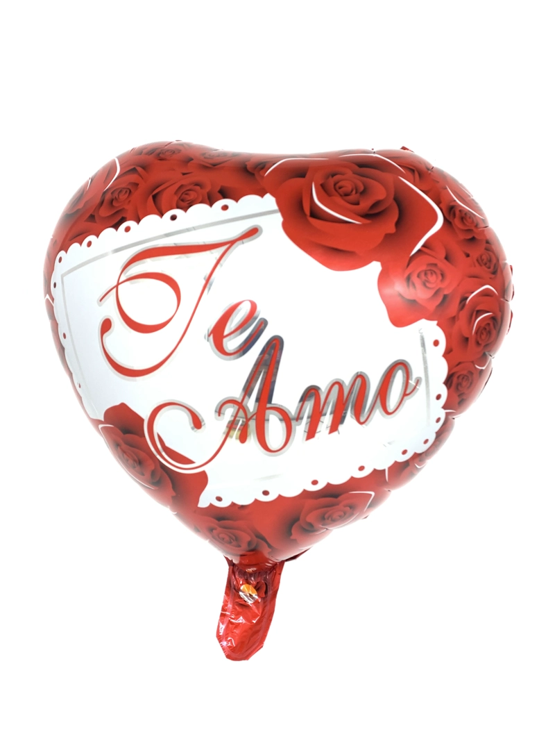 GLOBO METALICO 18' TE AMO ROSAS X 1UNI - 1
