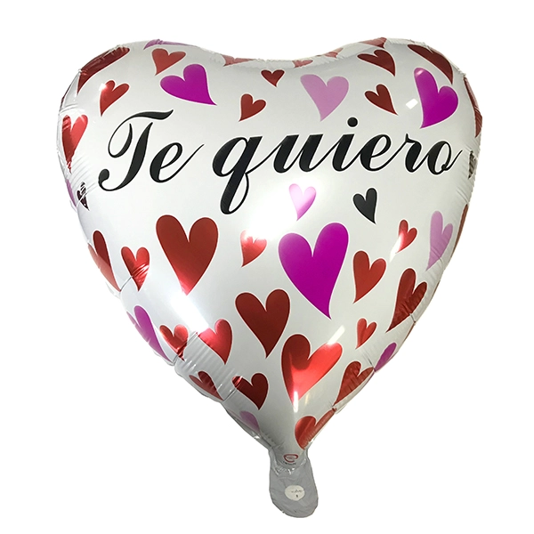 GLOBO METALICO 18' TE QUIERO X1 UNI - 1