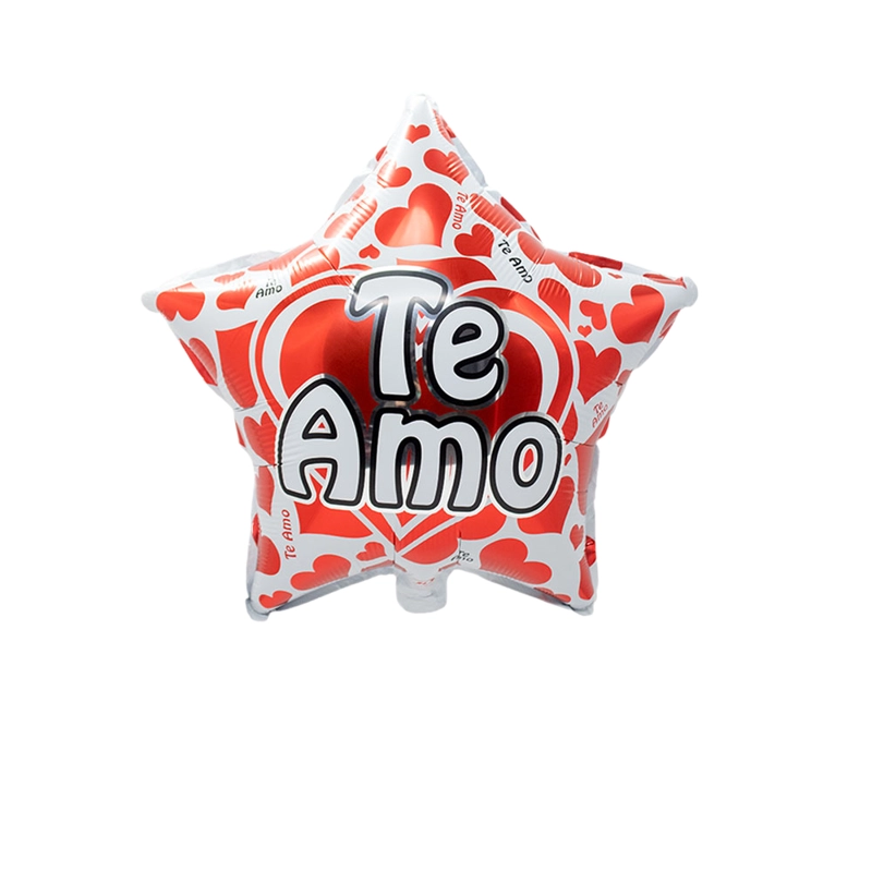 GLOBO METALICO ESTRELLA TE AMO 18' X1 UNI - 1
