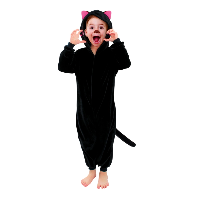 TRAJE INFANTIL GATITO NEGRO 3-4 - 1