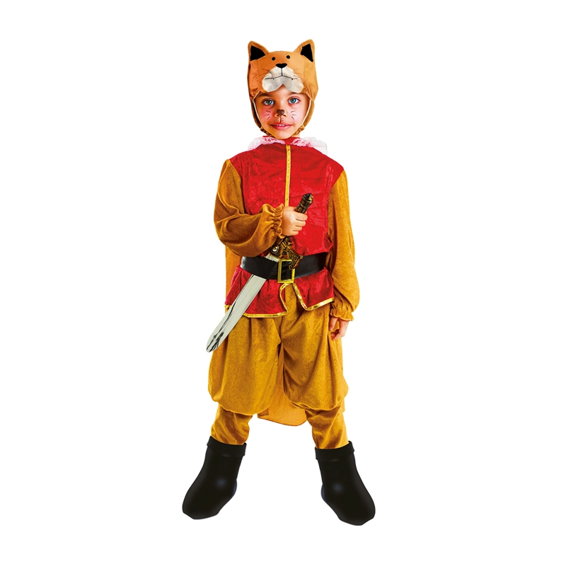 TRAJE INFANTIL GATO CON BOTAS 3-4 - 1