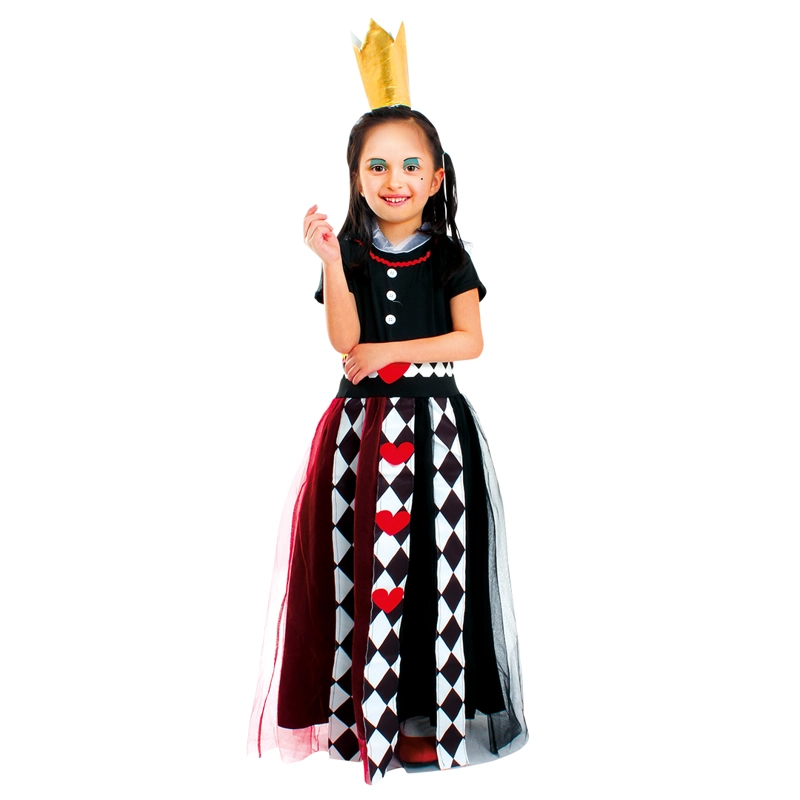 TRAJE INFANTIL REINA CORAZON 3-4 - 1