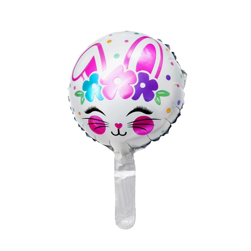 GLOBO METALICO 10 CONEJITO FELIZ X50 UNI - 1