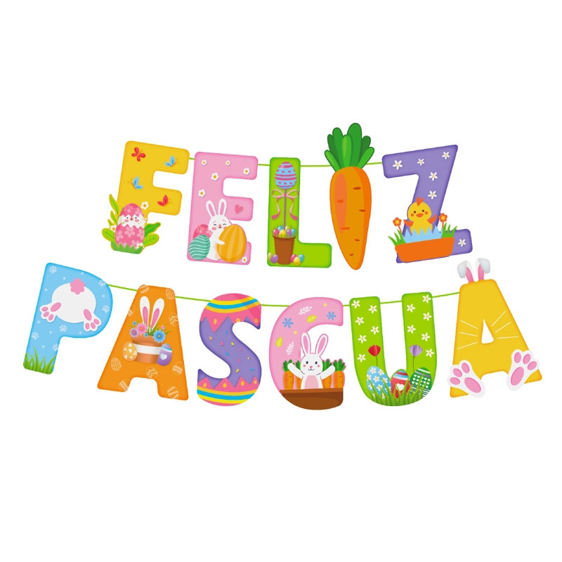 GUIRNALDA FELIZ PASCUA 2M X1UNI - 1