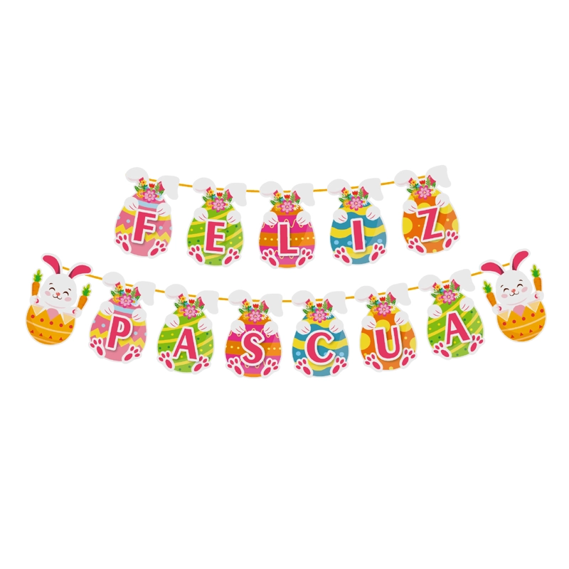 GUIRNALDA FELIZ PASCUA HUEVITOS 2M X1UNI - 1