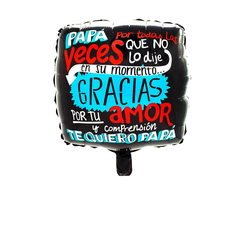 GLOBO METALICO 18 COMPRENSION PAPA X1 UNI - 1