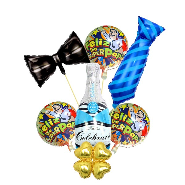 SET GLOBO METALICO SUPER PAPA X1 SET - 1