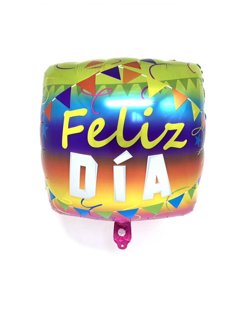 GLOBO METALICO 18' FELIZ DIA BANNER X50UNI - 1