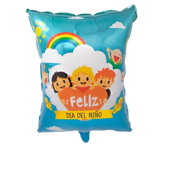 GLOBO METALICO 64X45 DIA DEL NINO SONRISAS X1 UNI - 1