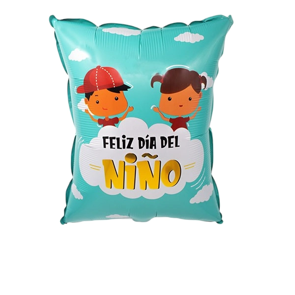 GLOBO METALICO 64X45 DIA DEL NINO NUBES X1 UNI - 1