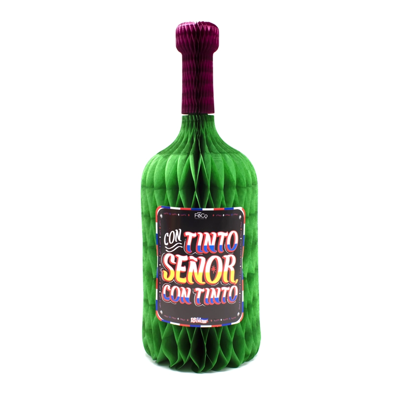 ADORNO 18 A LA CHILENA BOTELLA VINO 24X67 X1 UNI - 1