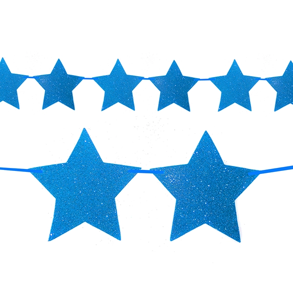 GUIRNALDA ESTRELLA CELESTE 15 PCS X1 UNI - 1