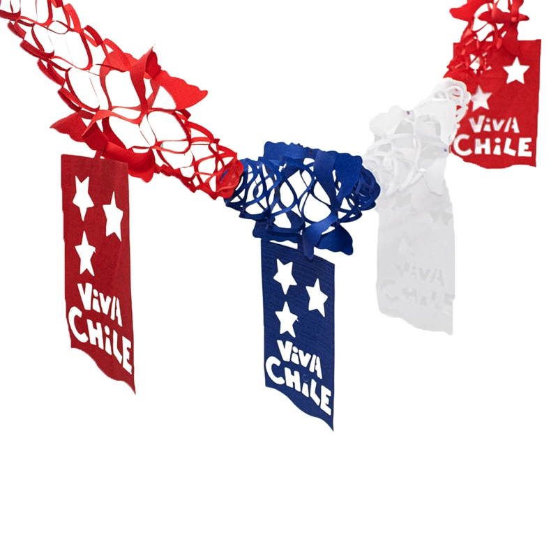 GUIRNALDA FP VIVA CHILE 18 CM X 2MT X1 UNI - 1