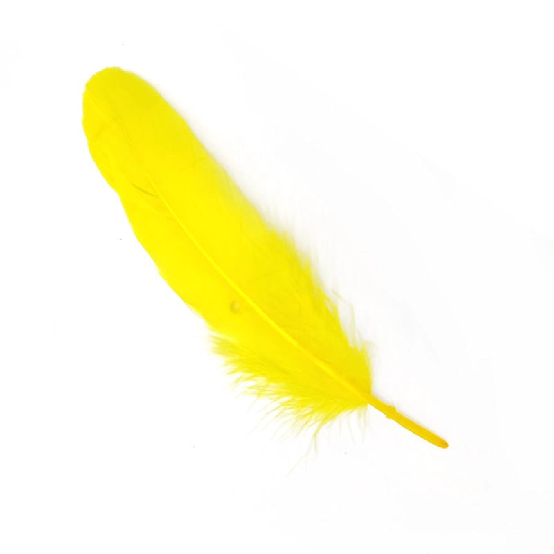 PLUMA 17CM AMARILLO X12UNI - 1