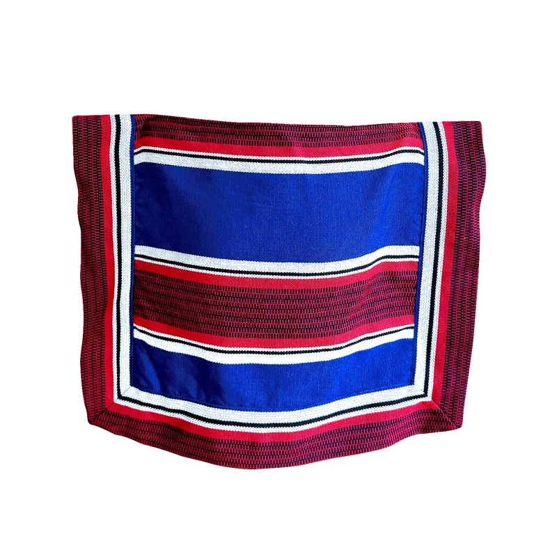 PONCHO 90X130CM AZUL/ROJO X1UNI - 1
