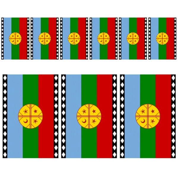 ROLLO BANDERA MAPUCHE 50 METROS X1 UNI - 1