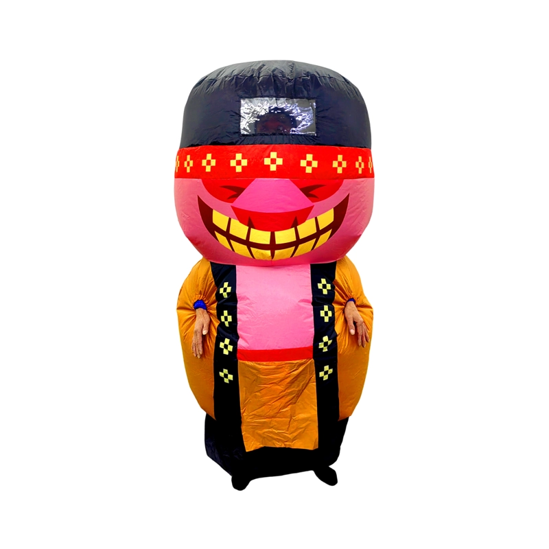 TRAJE ADULTO INFLABLE INDIO PICARO 160-190CM X1UNI - 1