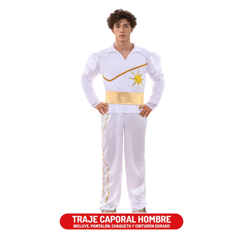 TRAJE CAPORAL HOMBRE L BLANCO - 1