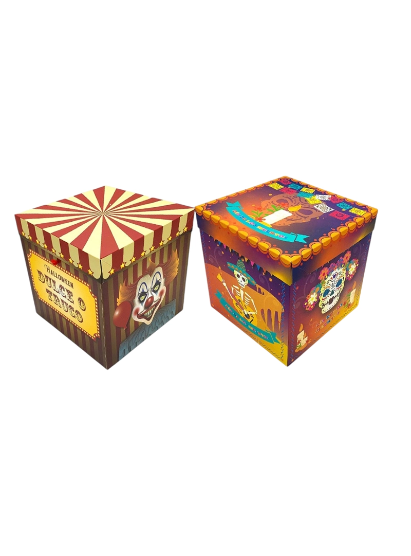 CAJA PLEGABLE MEDIANA DULCE O TRUCO 15X15CM X12 UNI - 1