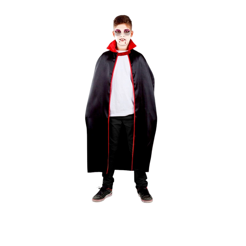 CAPA VAMPIRO CUELLO ROJO 140CM - 1