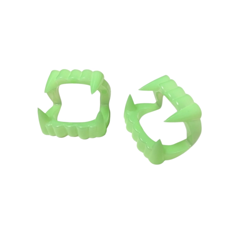 DIENTE VAMPIRO PLASTICO FLUOR X12 UNI - 1
