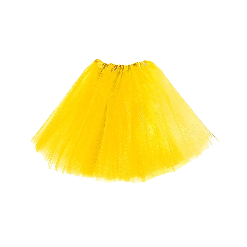 FALDA BALERINA ADULTO LISO AMARILLO - 1