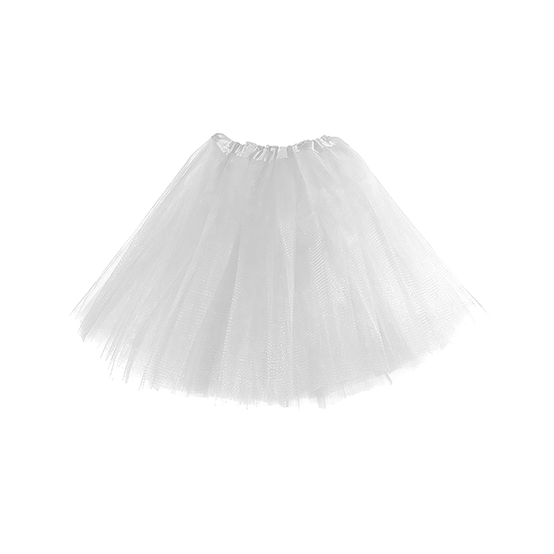 FALDA BALERINA ADULTO LISO BLANCO - 1