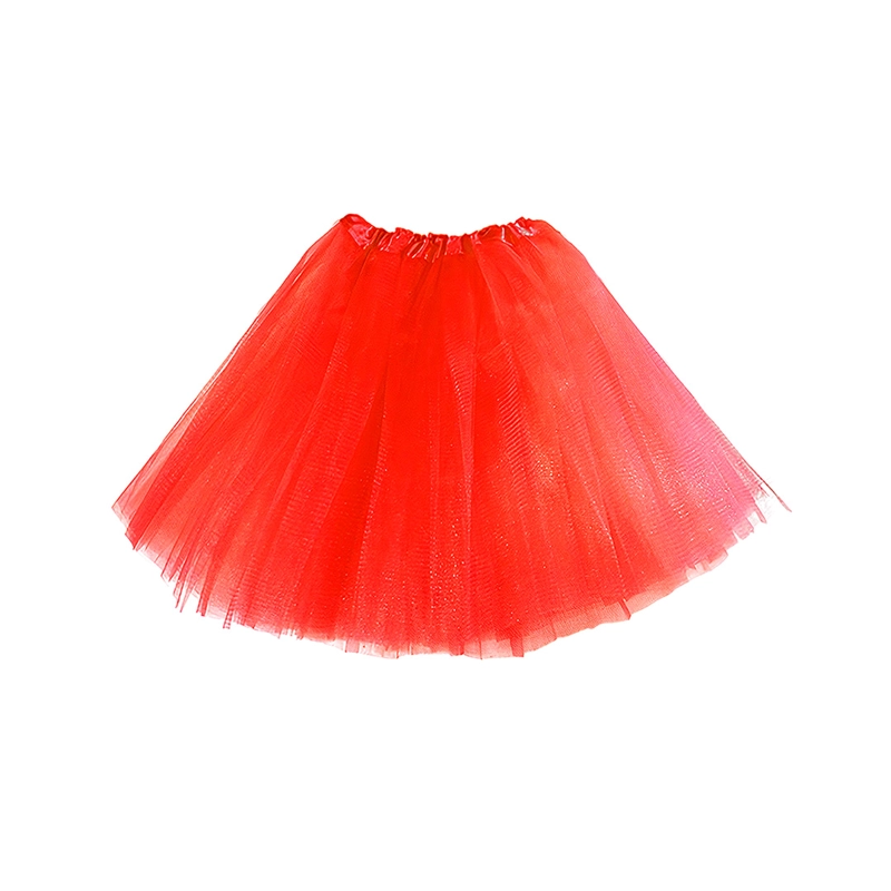 FALDA BALERINA ADULTO LISO ROJO - 1