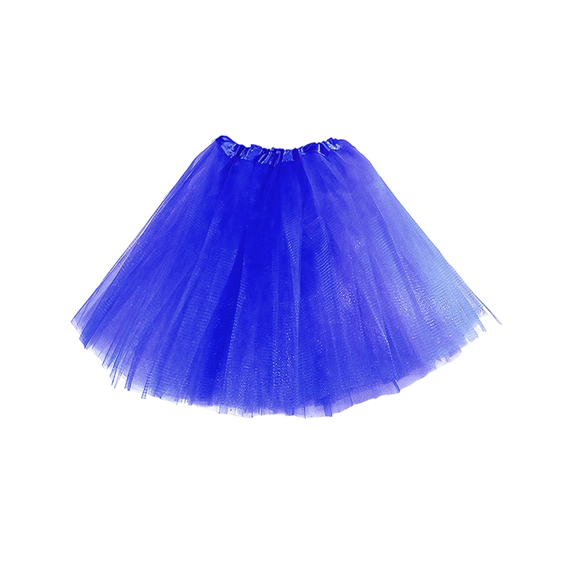 FALDA BALERINA LISO AZUL REY - 1