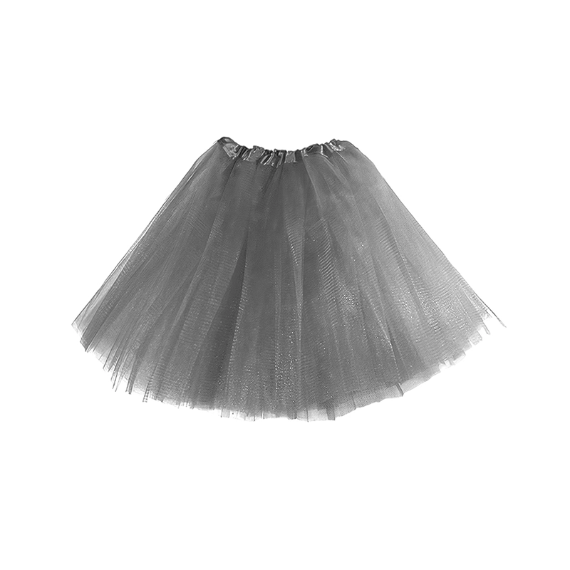 FALDA BALERINA LISO PLOMO - 1