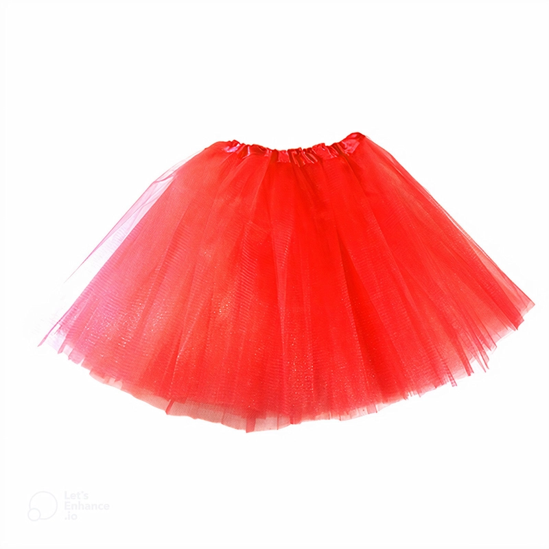 FALDA BALERINA LISO ROJO - 1