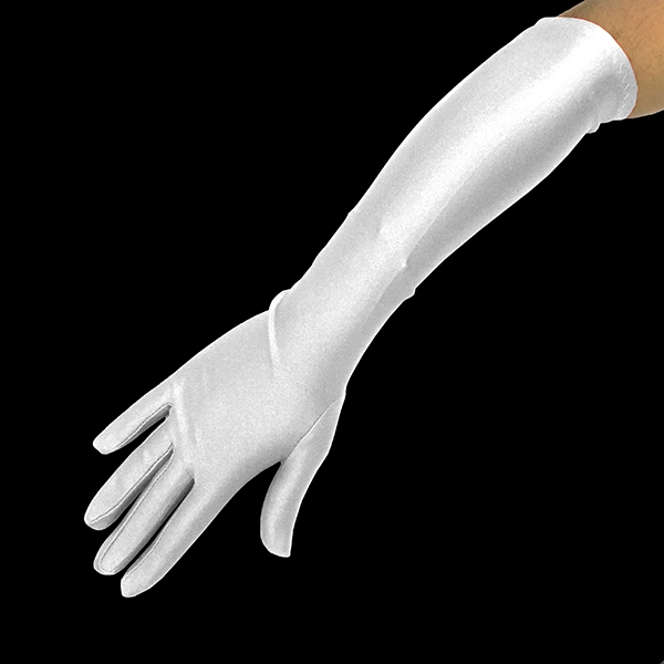 GUANTE LISO 45CM BLANCO X1 UNI - 1