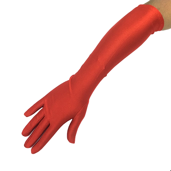 GUANTE LISO 45CM ROJO X1 UNI - 1