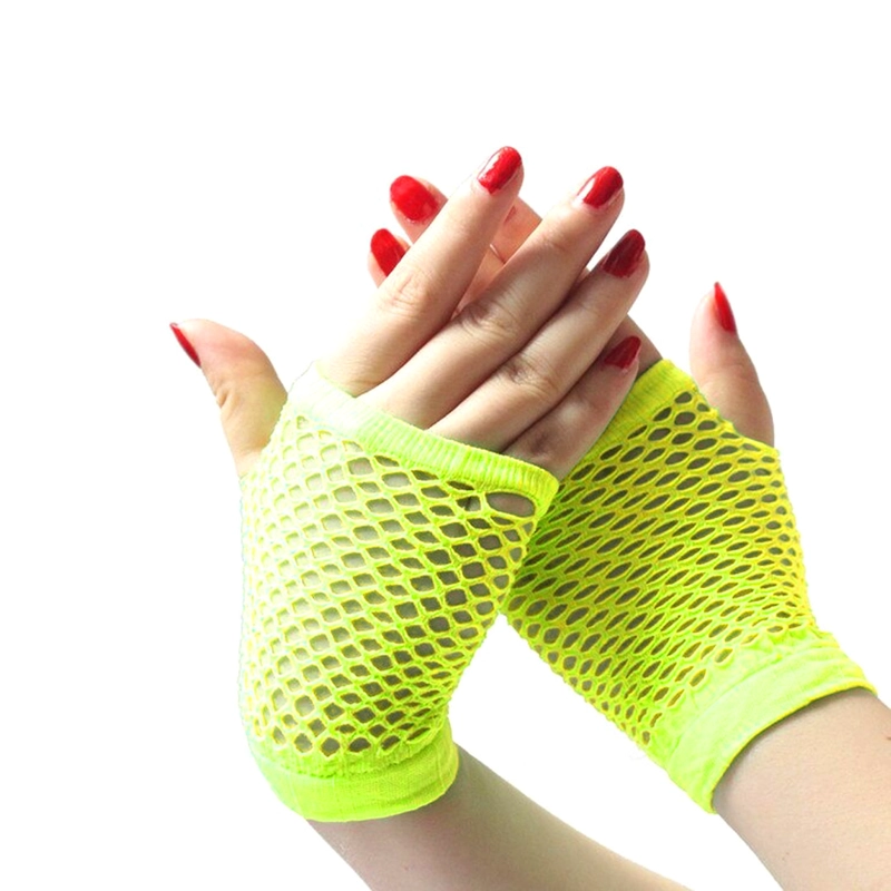 GUANTE MALLA CORTO AMARILLO X1 UNI - 1