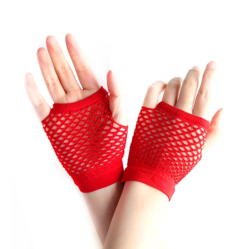 GUANTE MALLA CORTO ROJO X1 UNI - 1