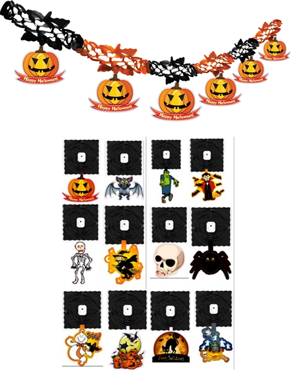 GUIRNALDA HALLOWEEN SURTIDA 2MT X1 UNI - 1