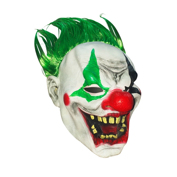 MASCARA LATEX PAYASO DIENTE AMARILLO X1 UNI - 1