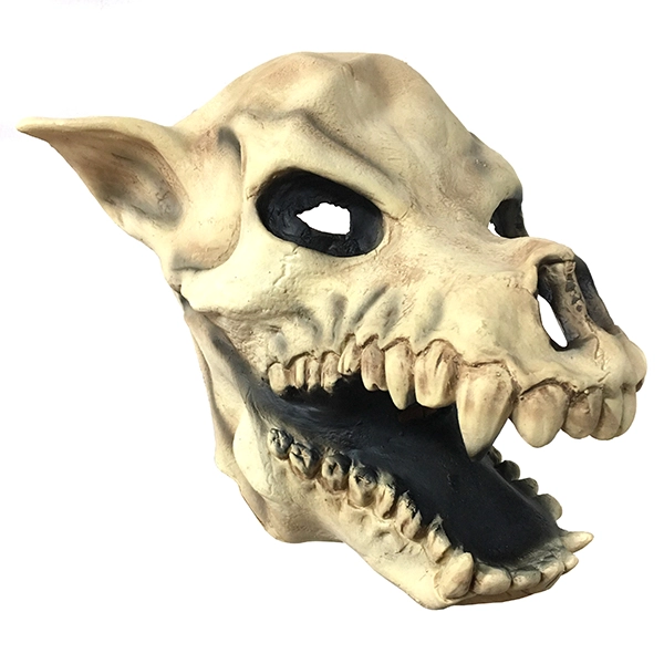 MASCARA LATEX PERRO CALAVERA X1 UNI - 1