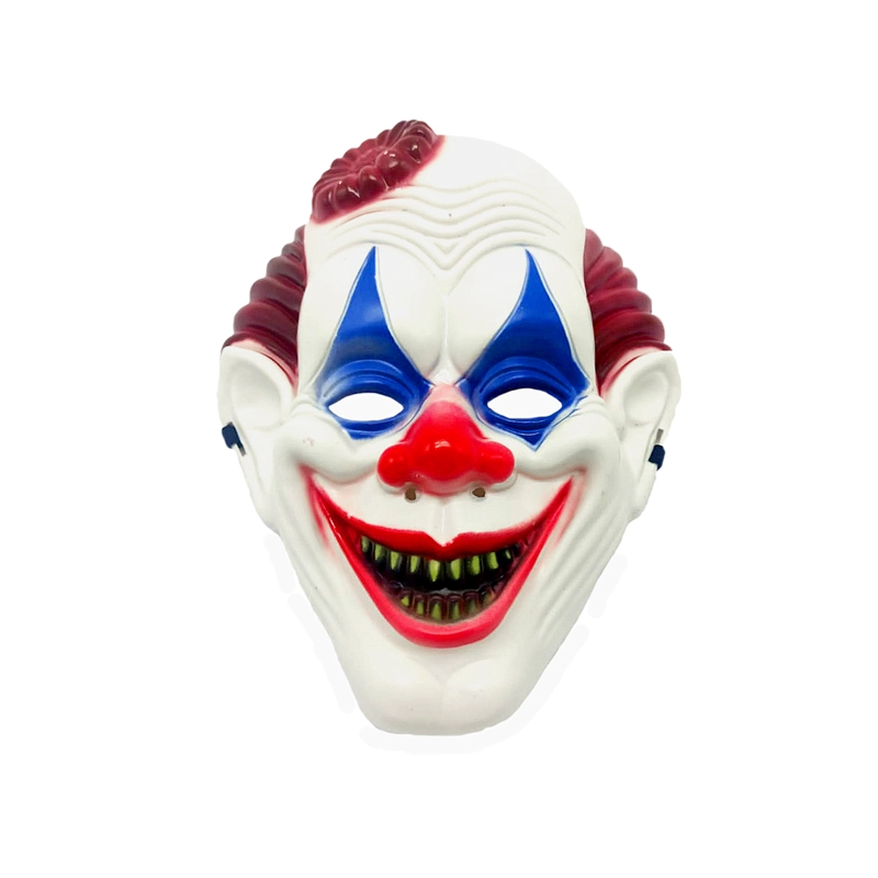 MASCARA PLATICA PAYASO SONRIENTE X1 UNI - 1