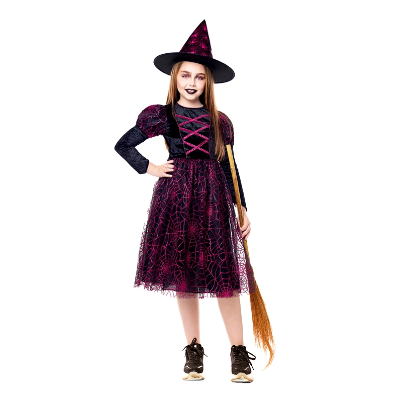 TRAJE BRUAJ TELARANA FUCSIA 10-12 - 1
