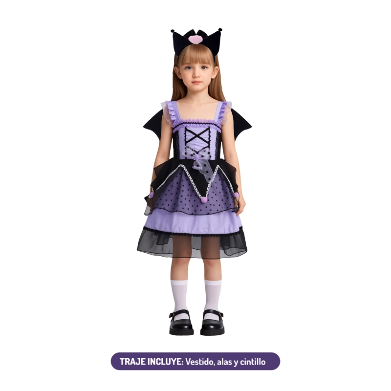 TRAJE CONEJITO NEGRO 5-6 - 1