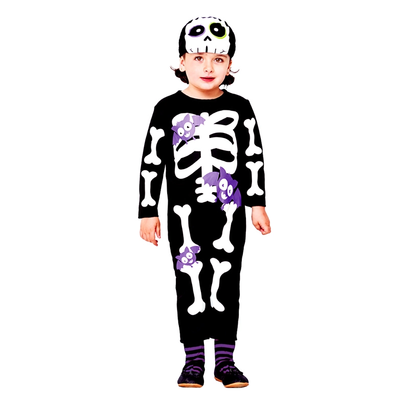 TRAJE INFANTIL ESQUELETO 5-6 - 1