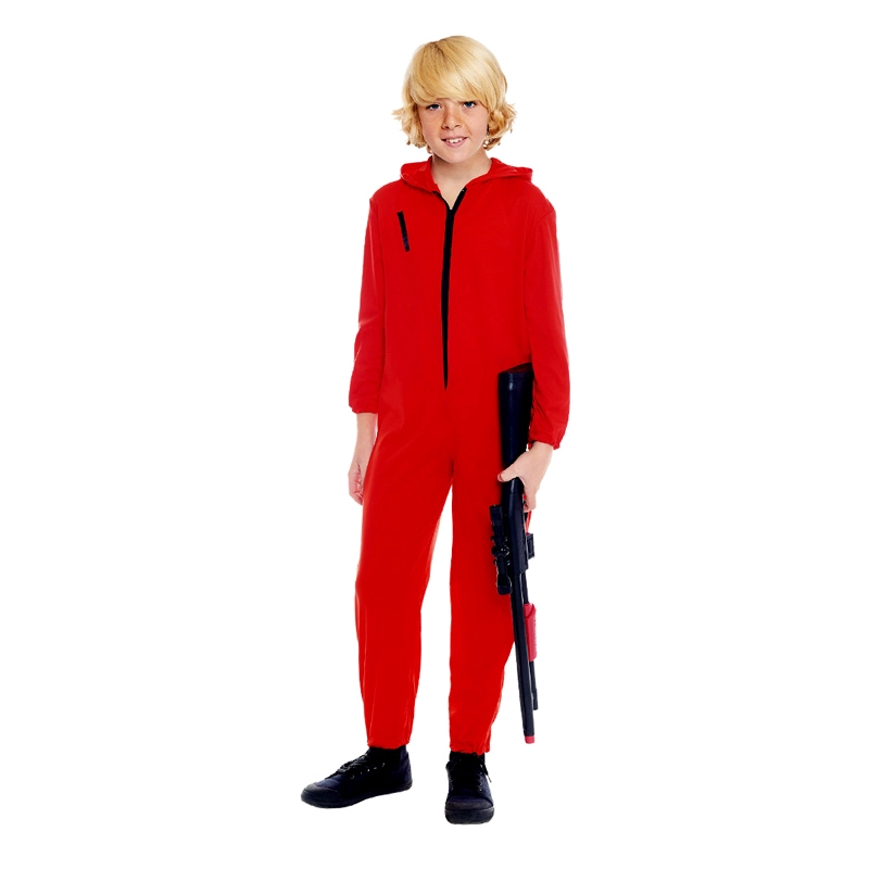 TRAJE INFANTIL ROJO 5-6 - 1