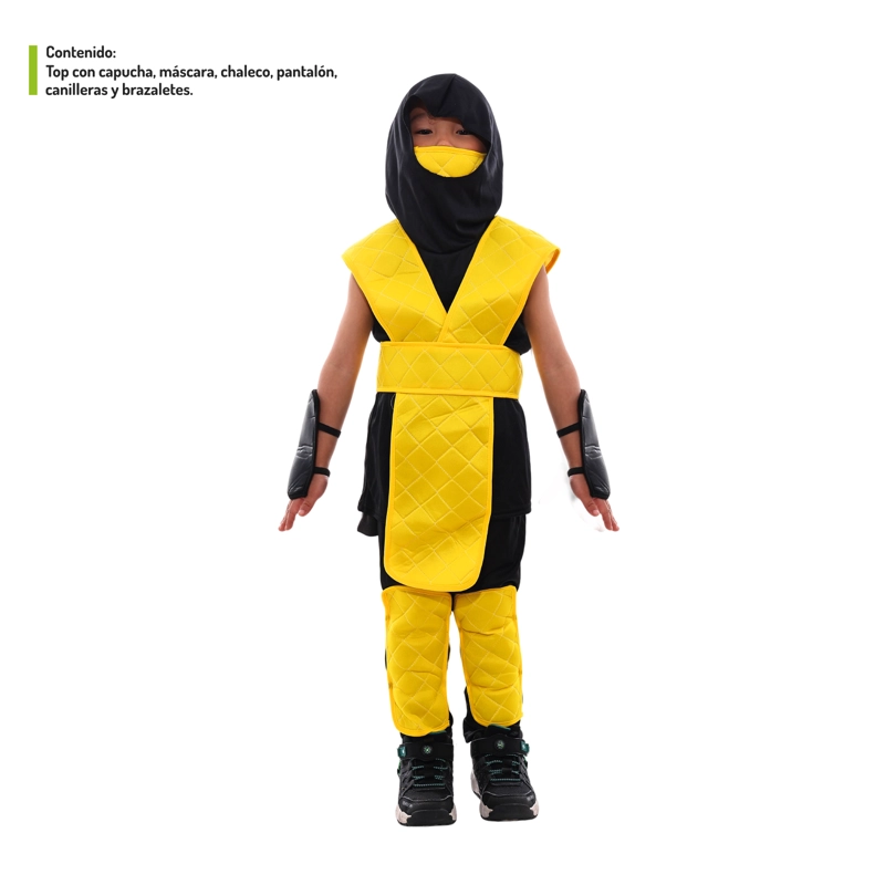 TRAJE NINJA AMARILLO 13-14 - 1