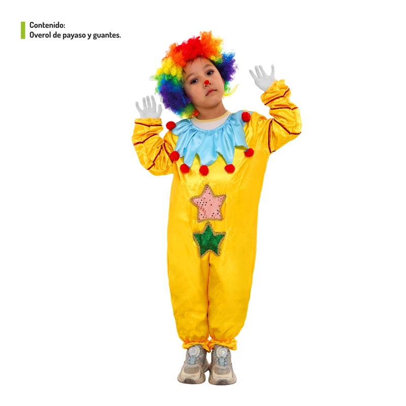 TRAJE PAYASO AMARILLO 13-14 - 1