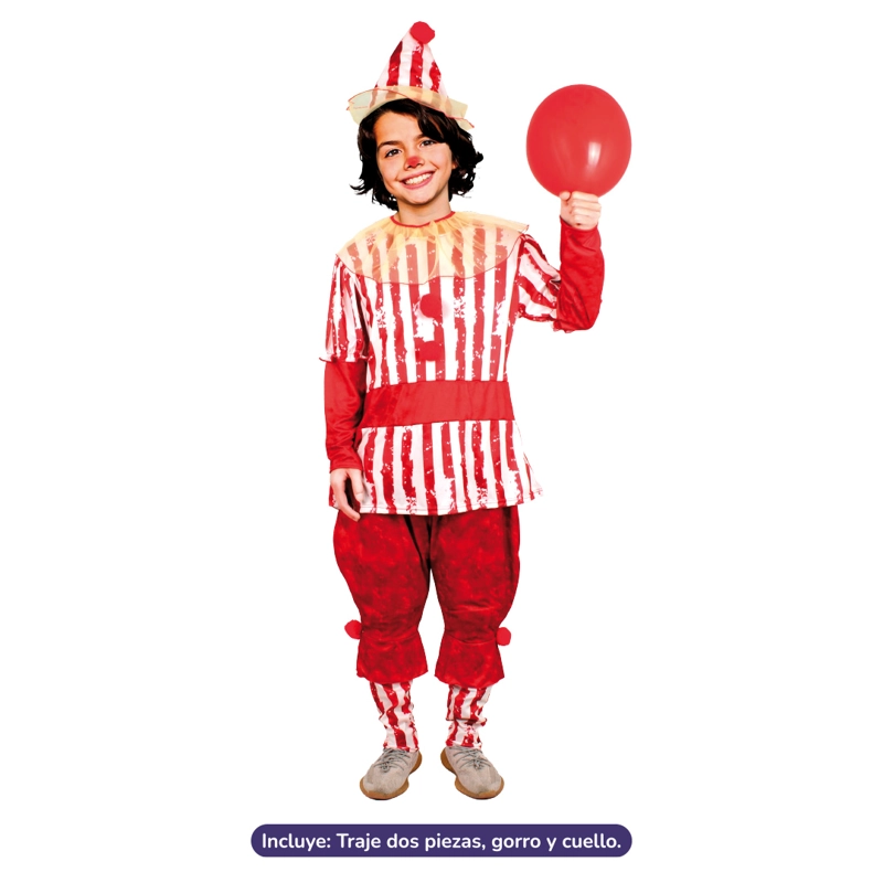 TRAJE PAYASO LOCO 3-4 - 1