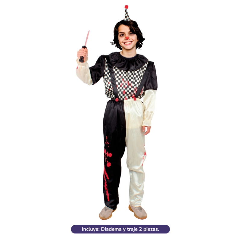 TRAJE PAYASO TERRIFIER 10-12 - 1